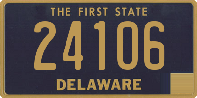 DE license plate 24106