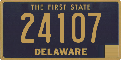 DE license plate 24107