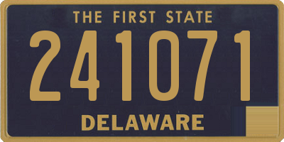 DE license plate 241071