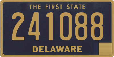 DE license plate 241088