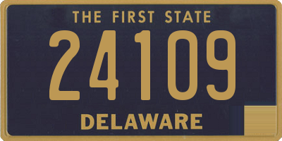 DE license plate 24109