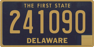 DE license plate 241090