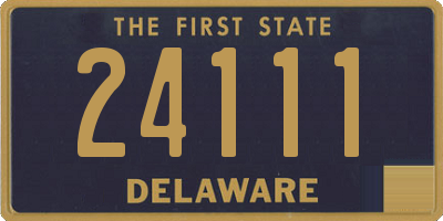 DE license plate 24111