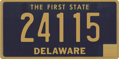 DE license plate 24115