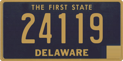 DE license plate 24119