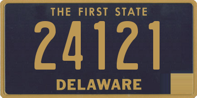 DE license plate 24121