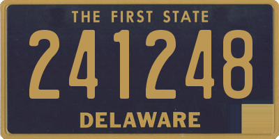 DE license plate 241248