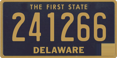 DE license plate 241266