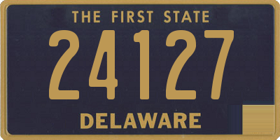 DE license plate 24127