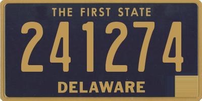 DE license plate 241274