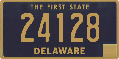 DE license plate 24128