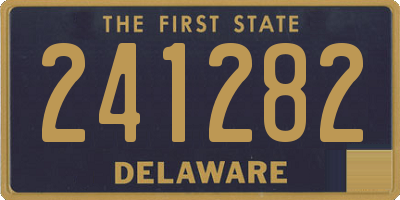 DE license plate 241282