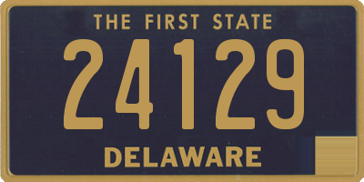 DE license plate 24129