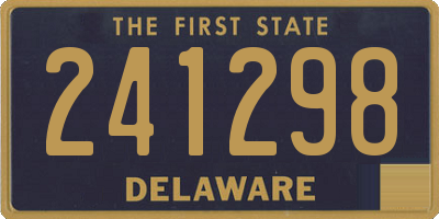 DE license plate 241298