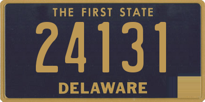 DE license plate 24131