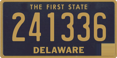 DE license plate 241336