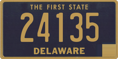 DE license plate 24135