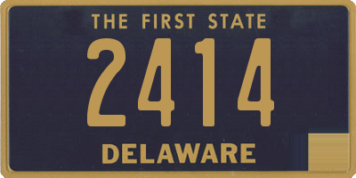 DE license plate 2414