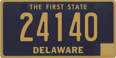 DE license plate 24140