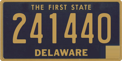 DE license plate 241440