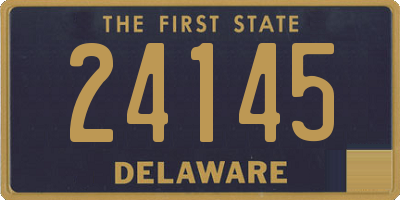 DE license plate 24145