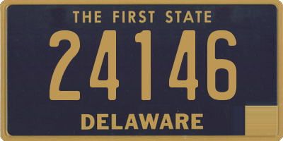 DE license plate 24146