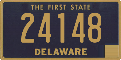 DE license plate 24148