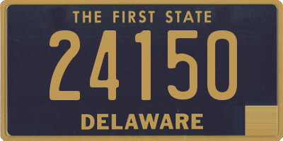 DE license plate 24150