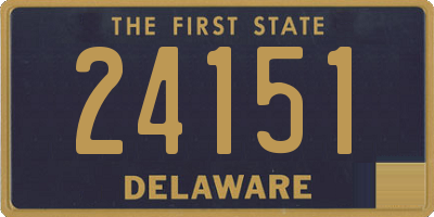 DE license plate 24151