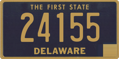 DE license plate 24155