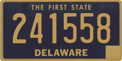 DE license plate 241558