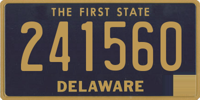 DE license plate 241560
