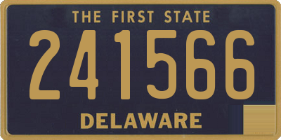 DE license plate 241566