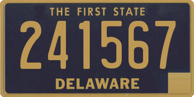 DE license plate 241567