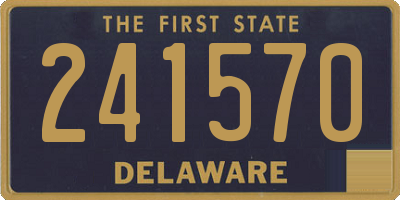 DE license plate 241570