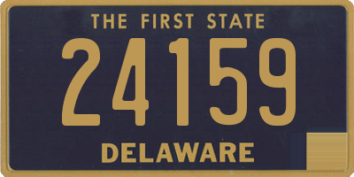 DE license plate 24159