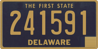 DE license plate 241591