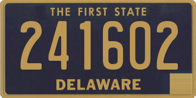 DE license plate 241602