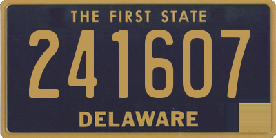 DE license plate 241607