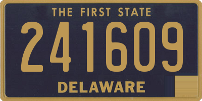 DE license plate 241609