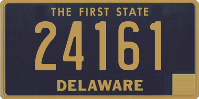 DE license plate 24161