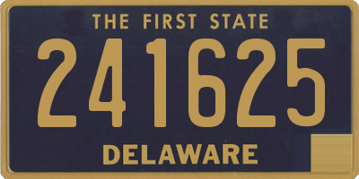 DE license plate 241625