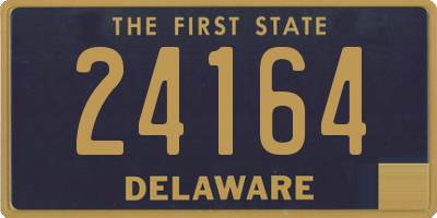 DE license plate 24164