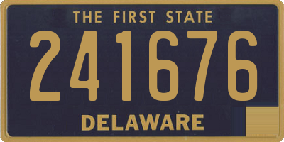 DE license plate 241676