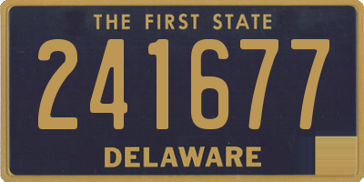 DE license plate 241677