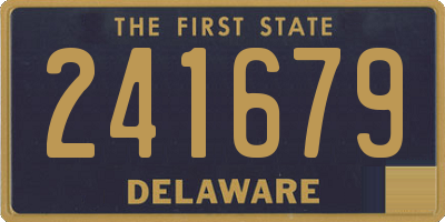 DE license plate 241679