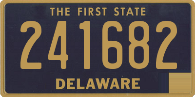 DE license plate 241682