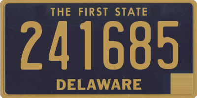 DE license plate 241685