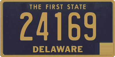 DE license plate 24169