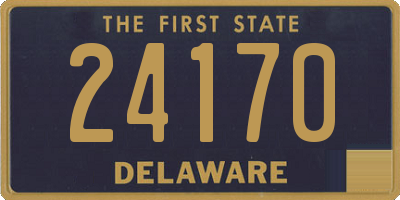 DE license plate 24170